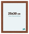 Como MDF Fotolijst 25x30cm Notenboom Voorzijde Maat | Yourdecoration.nl