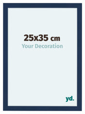 Como MDF Fotolijst 25x35cm Donkerblauw Geveegd Voorzijde Maat | Yourdecoration.nl