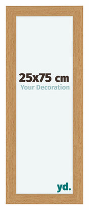 Como MDF Fotolijst 25x75cm Beuken Voorzijde Maat | Yourdecoration.nl
