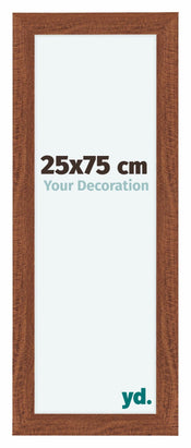 Como MDF Fotolijst 25x75cm Walnoot Voorzijde Maat | Yourdecoration.nl