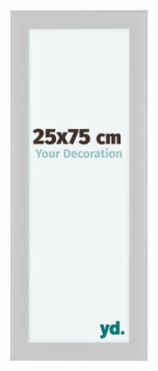 Como MDF Fotolijst 25x75cm Wit Hoogglans Voorzijde Maat | Yourdecoration.nl