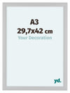 Como MDF Fotolijst 29 7x42cm A3 Wit Hoogglans Voorzijde Maat | Yourdecoration.nl