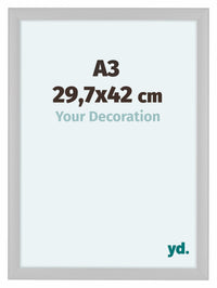 Como MDF Fotolijst 29 7x42cm A3 Wit Mat Voorzijde Maat | Yourdecoration.nl