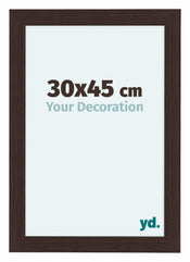 Como MDF Fotolijst 30x45cm Eiken Donker Voorzijde Maat | Yourdecoration.nl
