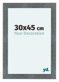 Como MDF Fotolijst 30x45cm Ijzer Geveegd Voorzijde Maat | Yourdecoration.nl