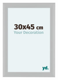 Como MDF Fotolijst 30x45cm Wit Hoogglans Voorzijde Maat | Yourdecoration.nl