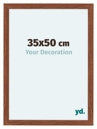 Como MDF Fotolijst 35x50cm Notenboom Voorzijde Maat | Yourdecoration.nl