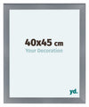Como MDF Fotolijst 40x45cm Aluminium Geborsteld Voorzijde Maat | Yourdecoration.nl