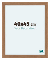 Como MDF Fotolijst 40x45cm Notenhout Licht Voorzijde Maat | Yourdecoration.nl