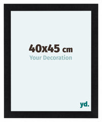 Como MDF Fotolijst 40x45cm Zwart Mat Voorzijde Maat | Yourdecoration.nl