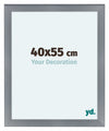 Como MDF Fotolijst 40x55cm Aluminium Geborsteld Voorzijde Maat | Yourdecoration.nl