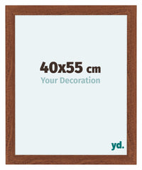 Como MDF Fotolijst 40x55cm Notenboom Voorzijde Maat | Yourdecoration.nl