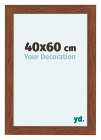 Como MDF Fotolijst 40x60cm Notenboom Voorzijde Maat | Yourdecoration.nl