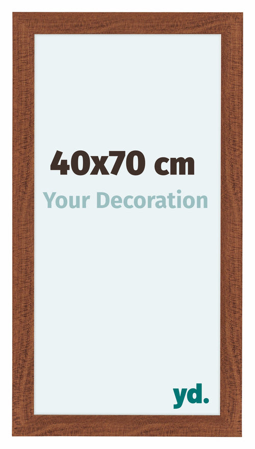 Como MDF Fotolijst 40x70cm Notenboom Voorzijde Maat | Yourdecoration.nl