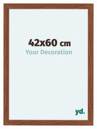 Como MDF Fotolijst 42x60cm Notenboom Voorzijde Maat | Yourdecoration.nl