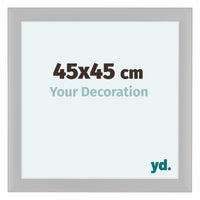 Como MDF Fotolijst 45x45cm Wit Houtnerf Voorzijde Maat | Yourdecoration.nl