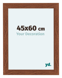 Como MDF Fotolijst 45x60cm Notenboom Voorzijde Maat | Yourdecoration.nl