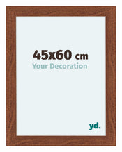 Como MDF Fotolijst 45x60cm Notenboom Voorzijde Maat | Yourdecoration.nl