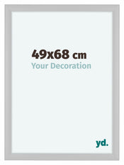 Como MDF Fotolijst 49x68cm Wit Mat Voorzijde Maat | Yourdecoration.nl