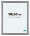 Como MDF Fotolijst 50x60cm Zilver Mat Voorzijde Maat | Yourdecoration.nl