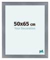 Como MDF Fotolijst 50x65cm Aluminium Geborsteld Voorzijde Maat | Yourdecoration.nl
