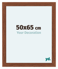 Como MDF Fotolijst 50x65cm Notenboom Voorzijde Maat | Yourdecoration.nl