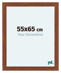Como MDF Fotolijst 55x65cm Notenboom Voorzijde Maat | Yourdecoration.nl