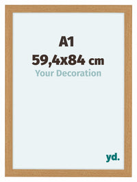 Como MDF Fotolijst 59 4x84cm A1 Beuken Voorzijde Maat | Yourdecoration.nl
