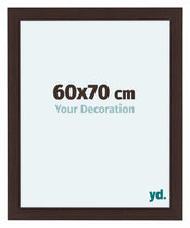 Como MDF Fotolijst 60x70cm Eiken Donker Voorzijde Maat | Yourdecoration.nl
