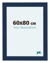 Como MDF Fotolijst 60x80cm Donkerblauw Geveegd Voorzijde Maat | Yourdecoration.nl
