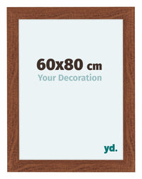 Como MDF Fotolijst 60x80cm Notenboom Voorzijde Maat | Yourdecoration.nl