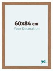 Como MDF Fotolijst 60x84cm Notenhout Licht Voorzijde Maat | Yourdecoration.nl