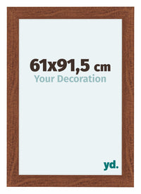 Como MDF Fotolijst 61x91 5cm Notenboom Voorzijde Maat | Yourdecoration.nl