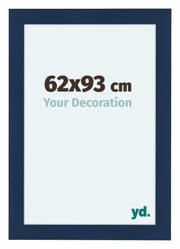 Como MDF Fotolijst 62x93cm Donkerblauw Geveegd Voorzijde Maat | Yourdecoration.nl