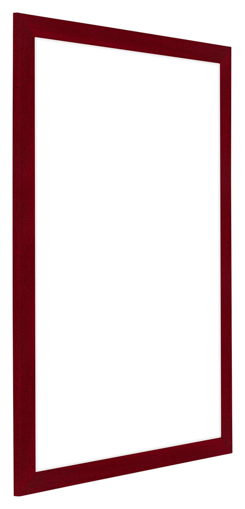 Como MDF Fotolijst 67x98cm Wijnrood Geveegd Voorzijde Schuin | Yourdecoration.nl
