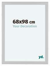 Como MDF Fotolijst 68x98cm Wit Hoogglans Voorzijde Maat | Yourdecoration.nl