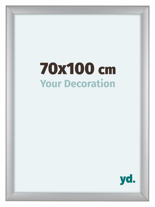 Como MDF Fotolijst 70x100cm Zilver Mat Voorzijde Maat | Yourdecoration.nl