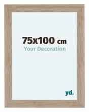 Como MDF Fotolijst 75x100cm Eiken Licht Voorzijde Maat | Yourdecoration.nl