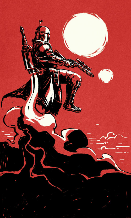 Star Wars Boba Fett The Bounty Hunter Fotobehang DX3 181 | Yourdecoration.nl