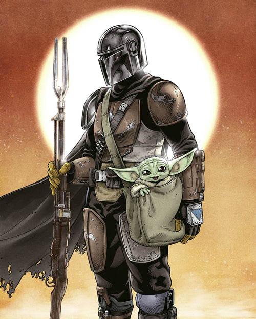 Star Wars The Mandalorian and Grogu Fotobehang DX4 184 | Yourdecoration.nl