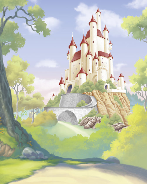 Disney Princess Snow White Castle Fotobehang DX4 192 | Yourdecoration.nl