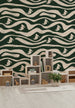 Disney Donald Duck Green Waves Interieur Fotobehang DX4 201 | Yourdecoration.nl