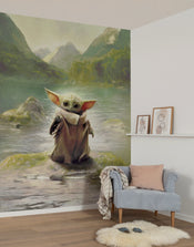 Star Wars The Mandalorian Grogu Landscape Interieur Fotobehang DX4 211 | Yourdecoration.nl