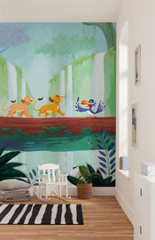 Disney The Lion King Classic Waterfall Interieur Fotobehang DX4 220 | Yourdecoration.nl