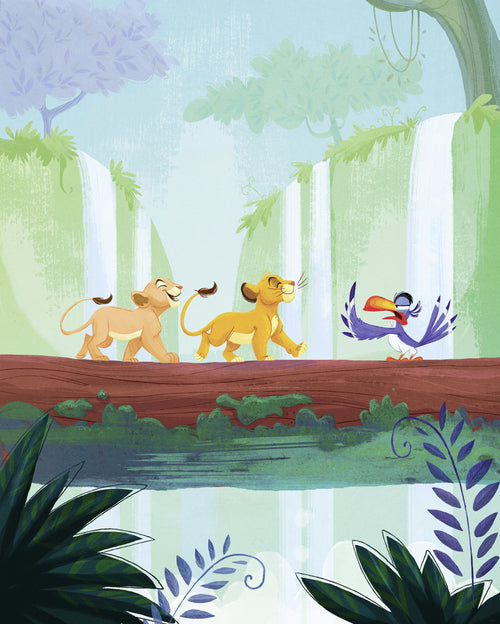 Disney The Lion King Classic Waterfall Fotobehang DX4 220 | Yourdecoration.nl