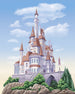 Disney Princess Belle Castle Fotobehang DX4 229 | Yourdecoration.nl