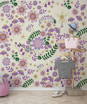 Disney Minnie Mouse Gardening Club Beige Interieur Fotobehang DX5 198 | Yourdecoration.nl