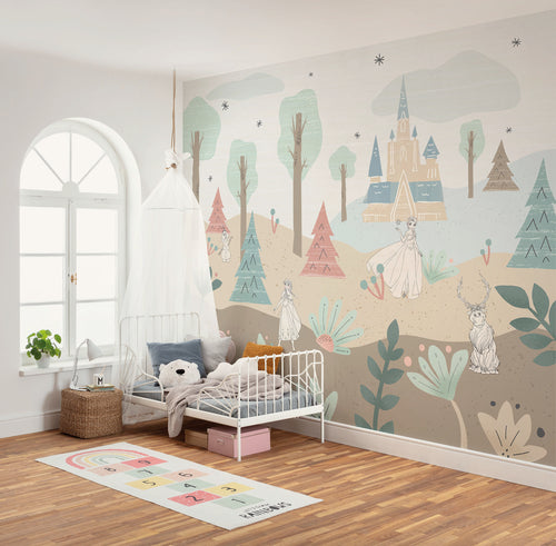 Disney Frozen Castle Playground Interieur Fotobehang DX6 224 | Yourdecoration.nl