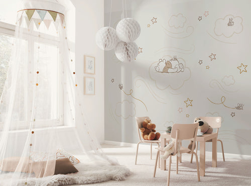 Disney Winnie the Pooh Sleepy little Bear Interieur Fotobehang DX6 230 | Yourdecoration.nl