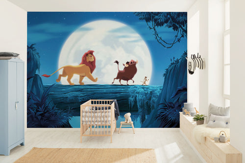 Disney The Lion King Full Moon Walk Interieur Fotobehang DX7 196 | Yourdecoration.nl